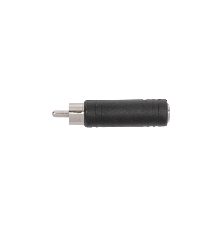 Carson | RP953 | 6.3mm Mono (F) - RCA (M) Adaptor | Black Carson | RP953 | 6.3mm Mono (F) - RCA (M) Adaptor | Black